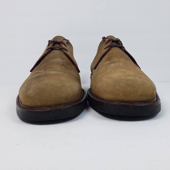 To Boot New York Adam Derrick Mens Size 10.5 Tan Suede Italy Made Oxford Shoes main image 4